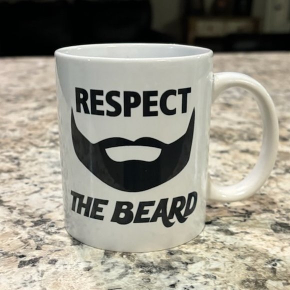 respect the beard coffee mug - Picture 1 of 3